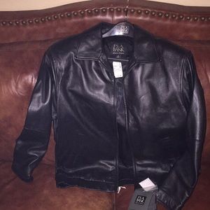 Jos. A. Bank Genuine Leather Coat